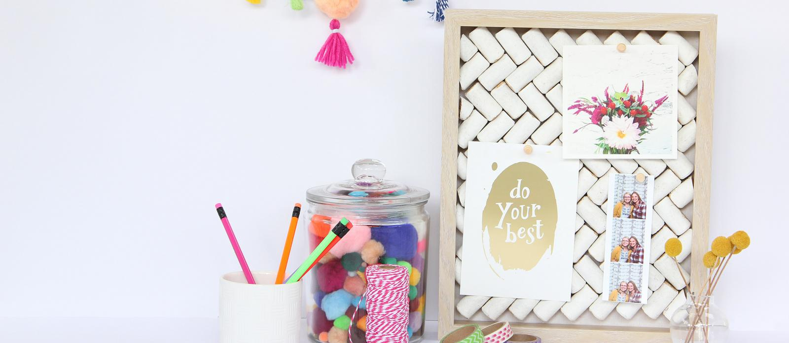 Herringbone Corkboard