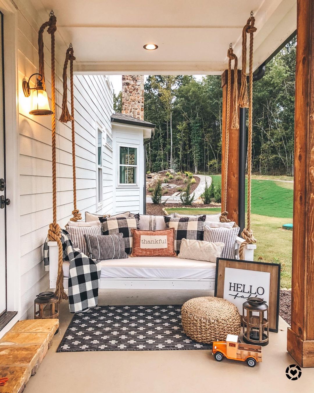 Swing into Comfort with Homely Touches