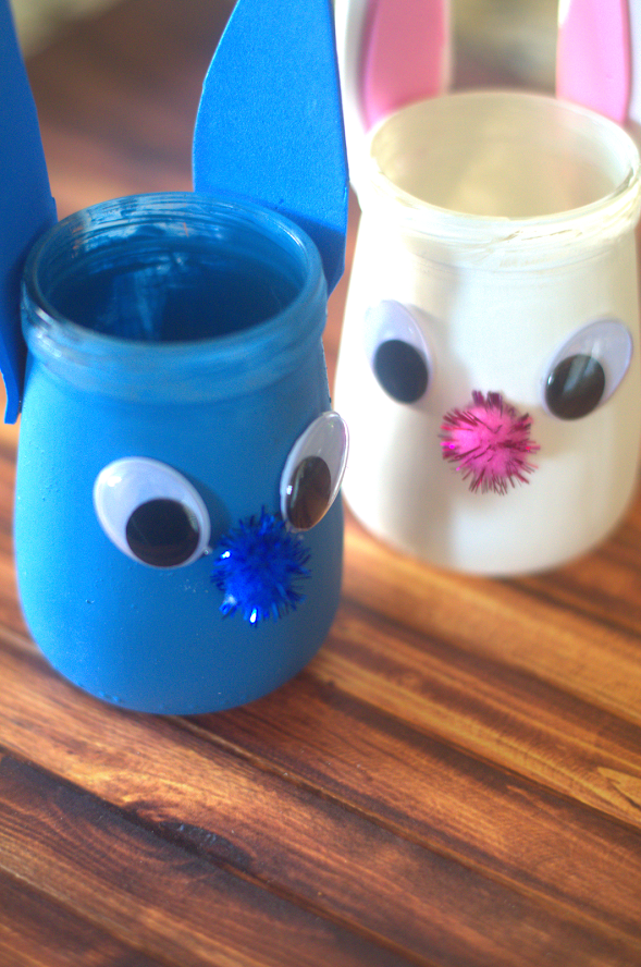 Jar Set with a Fox and Bunny