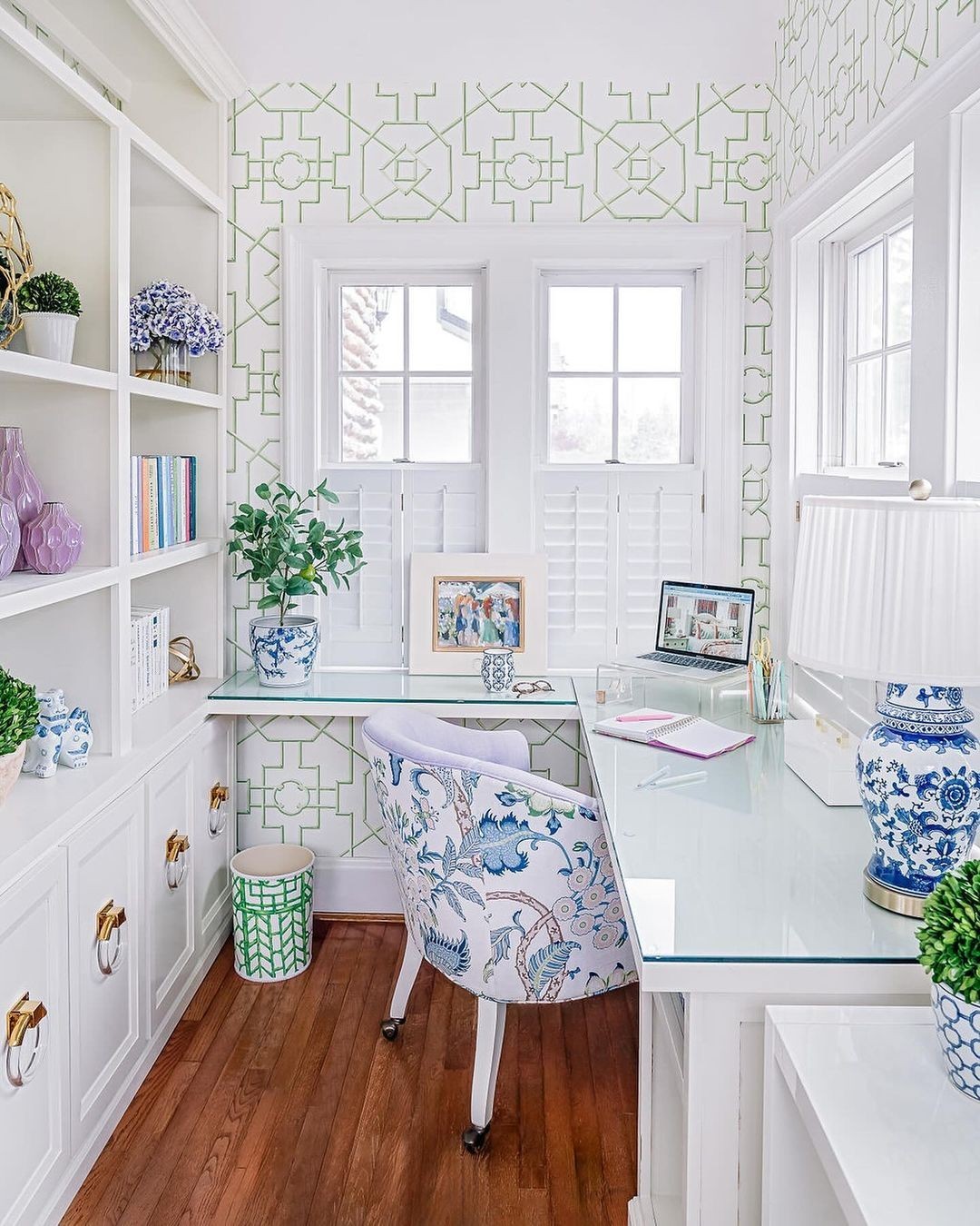 Keyboard Workspace Chinoiserie Home Office