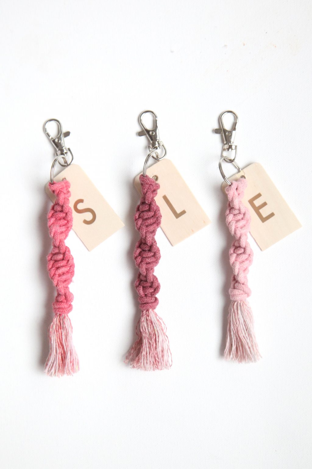 Keychain with Macrame