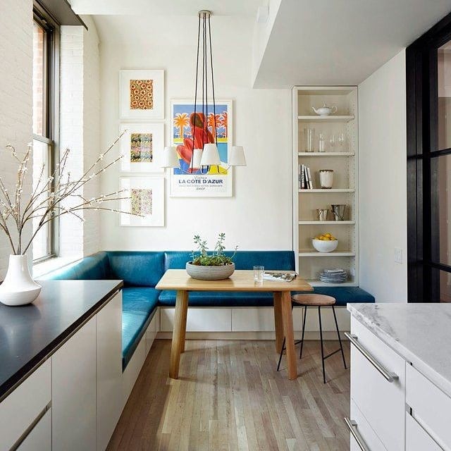 Kitchen Alcove with Vibrant Artistic Style