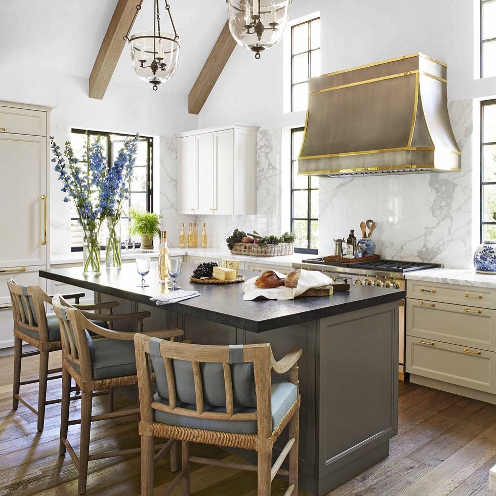 Luxurious Brass Accents and Elegant Finishes