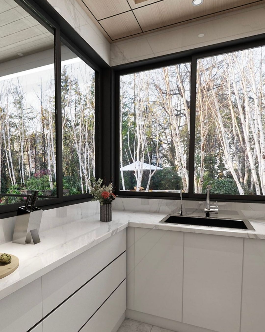 Large Corner Picture Windows
