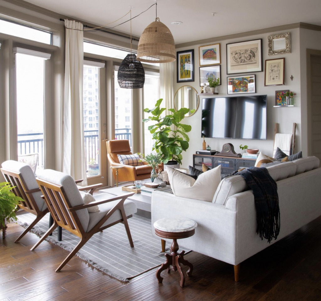 Layered Lighting for Living Rooms