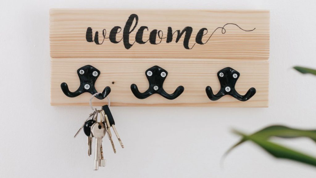Lettered Key Holder