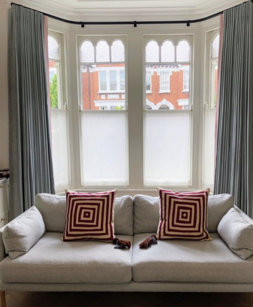 Light Blue Living Room Curtains