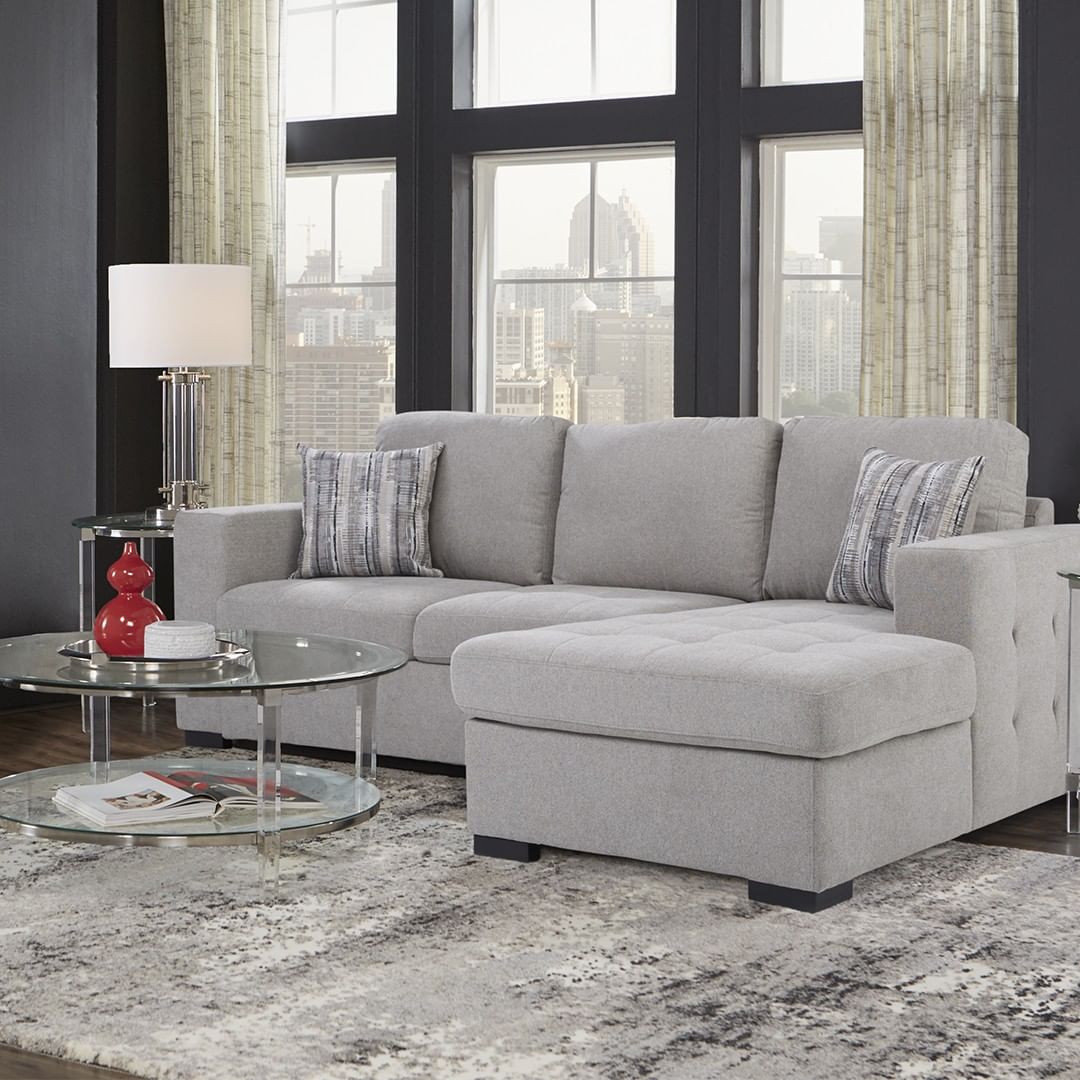 Light Gray Compact Sectional