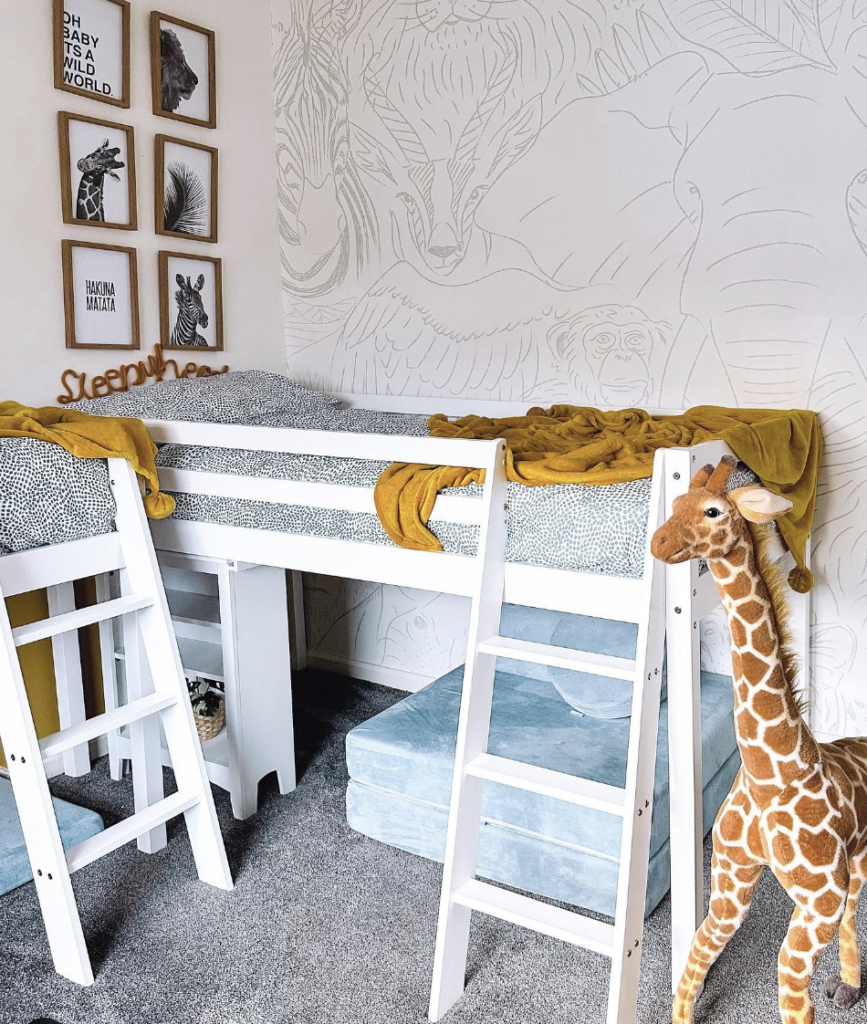 Light Grey Bedroom for a Boy Age 2