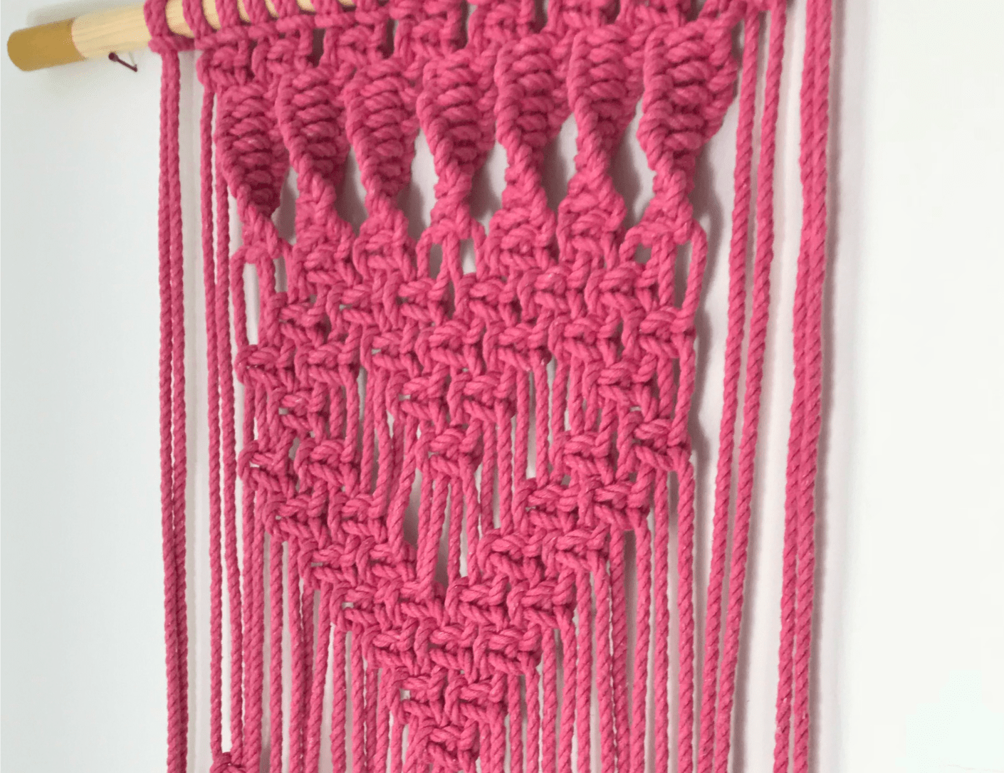 Macrame Heart Wall Hanging