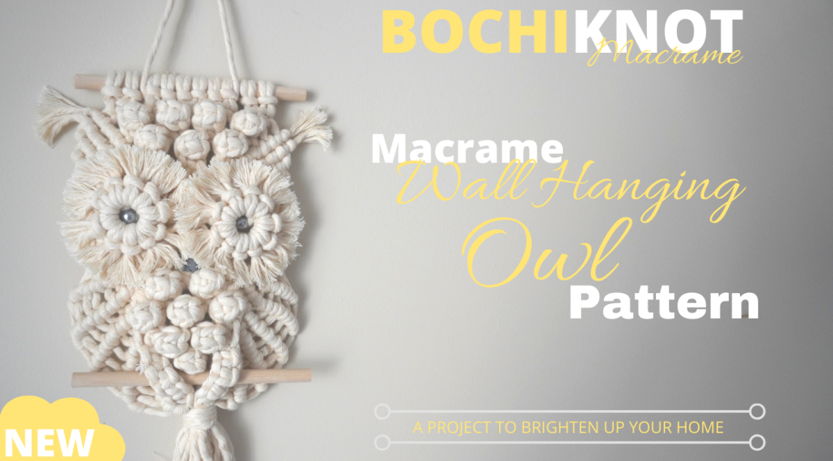 Owl Macrame Wall Hanging