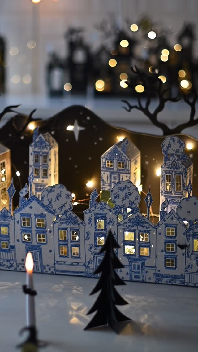 Magical Town Village Display