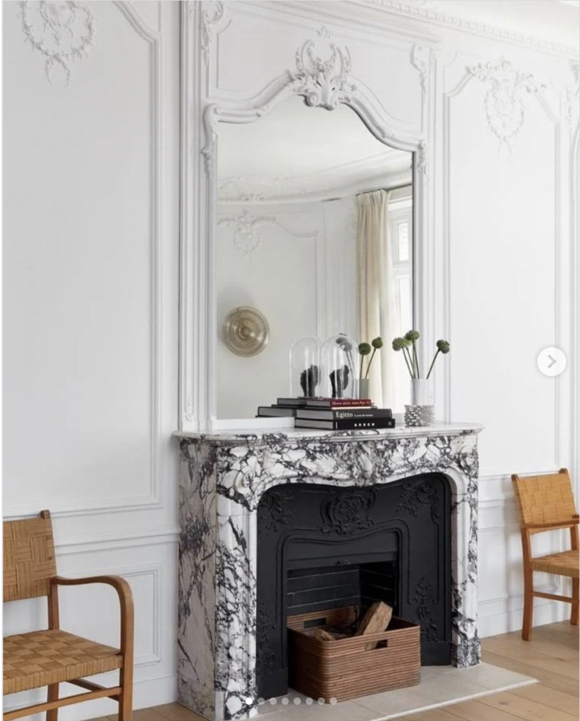 Marble Mantel Detail