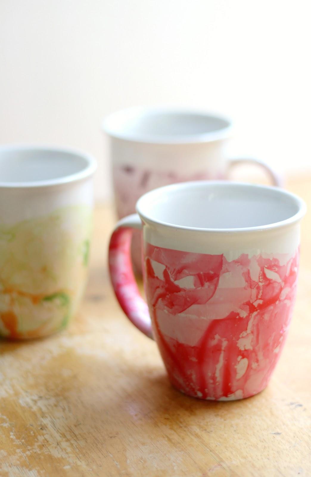 Marbled Mug Set