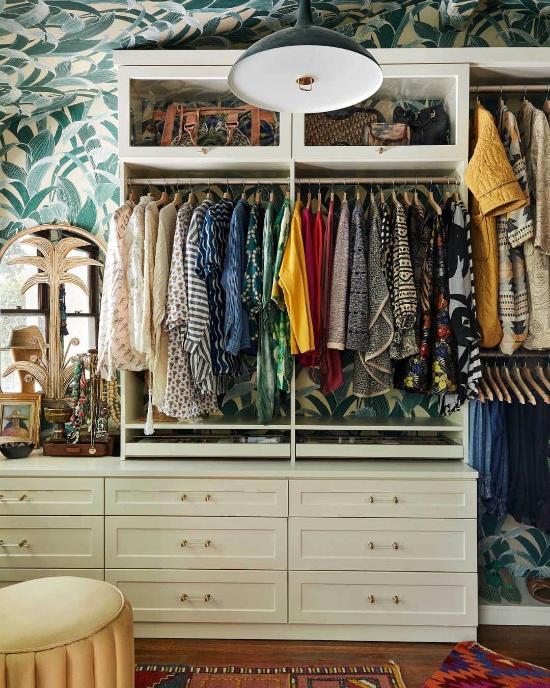 Maximalist Wallpaper Closet