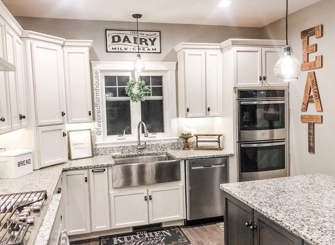 Metallic Sink with Kitchen Window