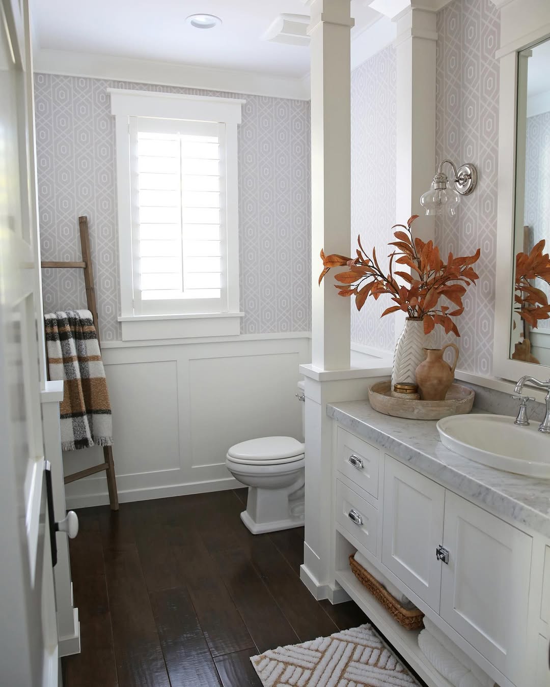 Minimal Sweater Weather Bathroom