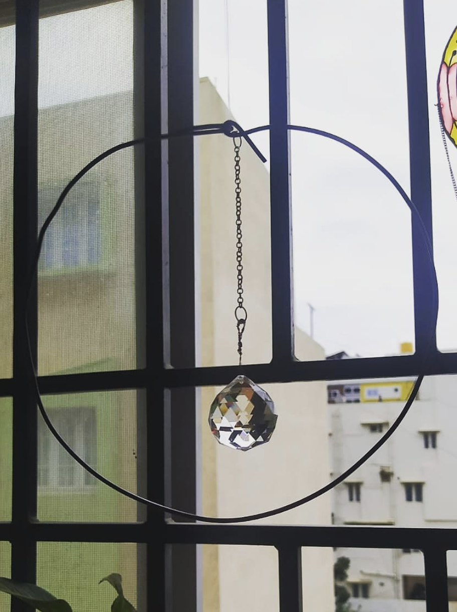 Minimalist DIY Crystal Suncatcher