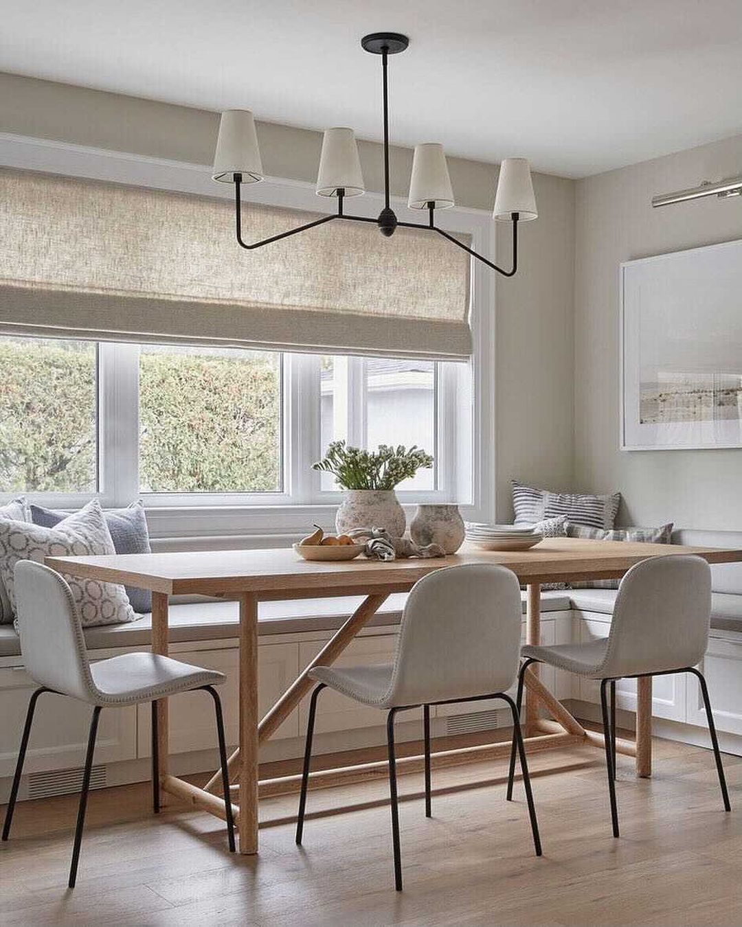 Minimalist Dining Corner Kitchen Table