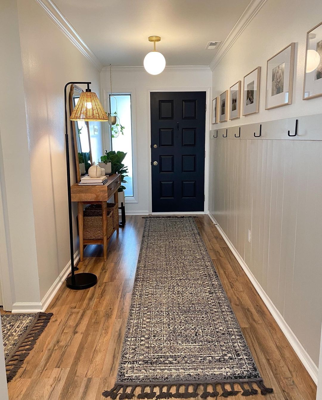 Modern Minimalist Entryway Gallery Wall