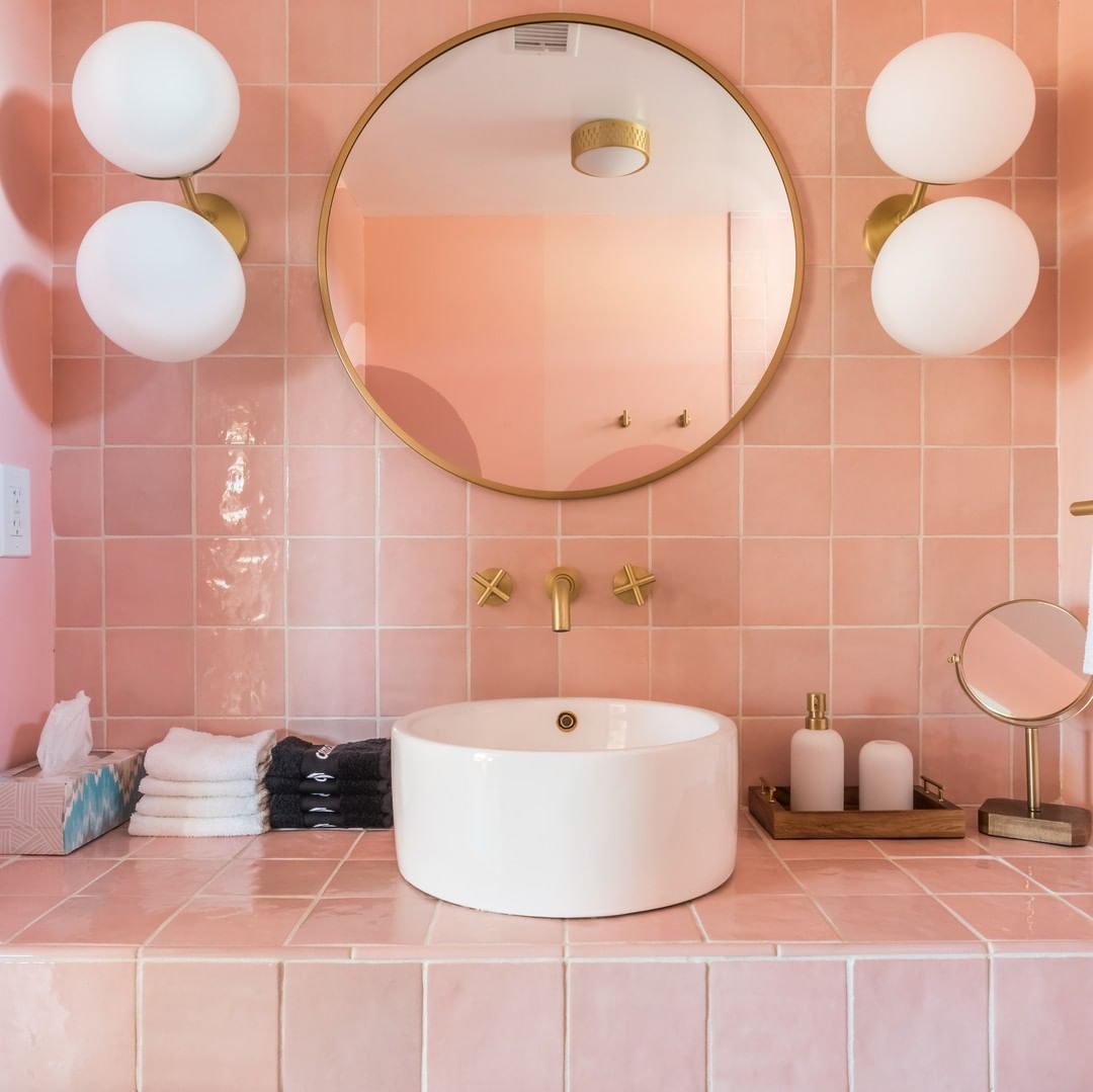 Soft Pink Palette with Modern Accents