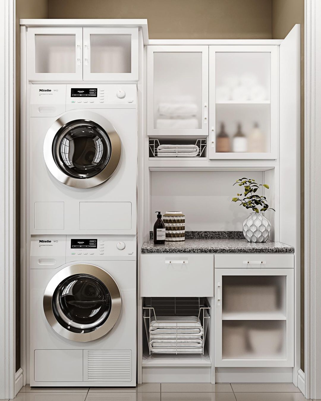 Sleek Sophistication with Integrated Appliances