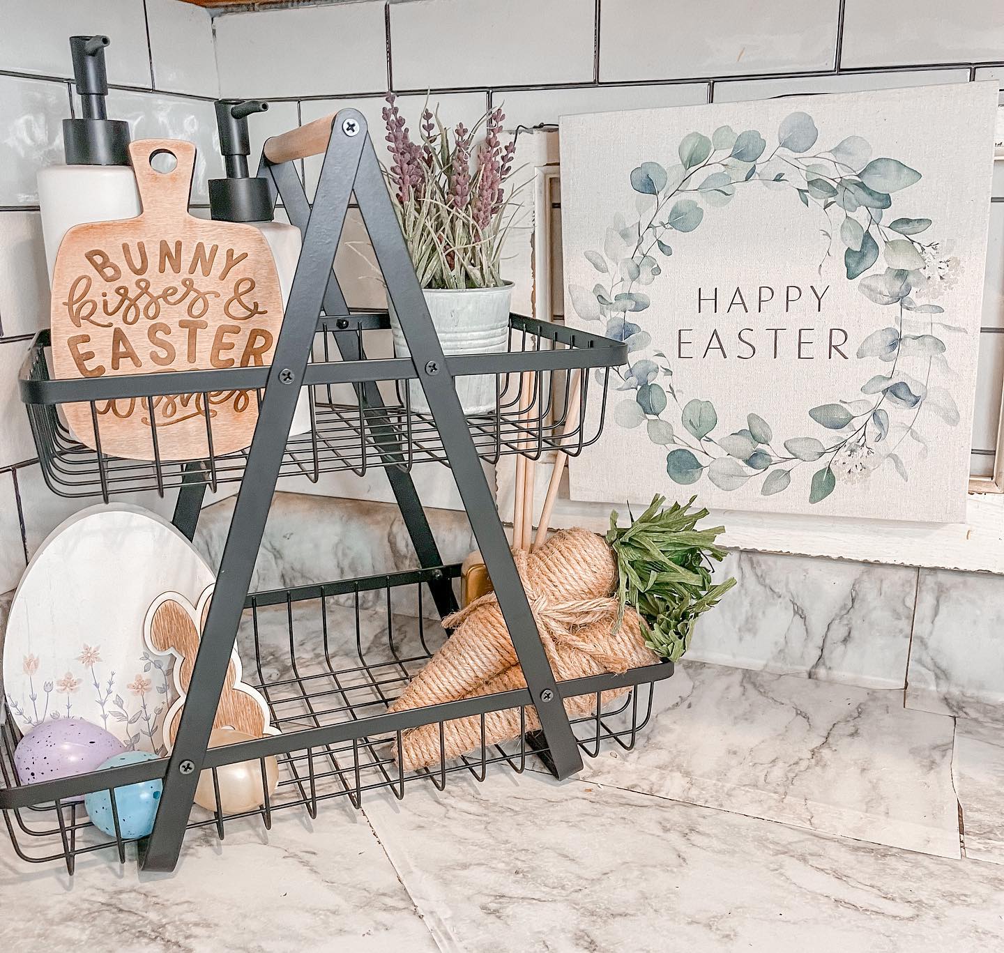 Modern Farmhouse Easter Corner