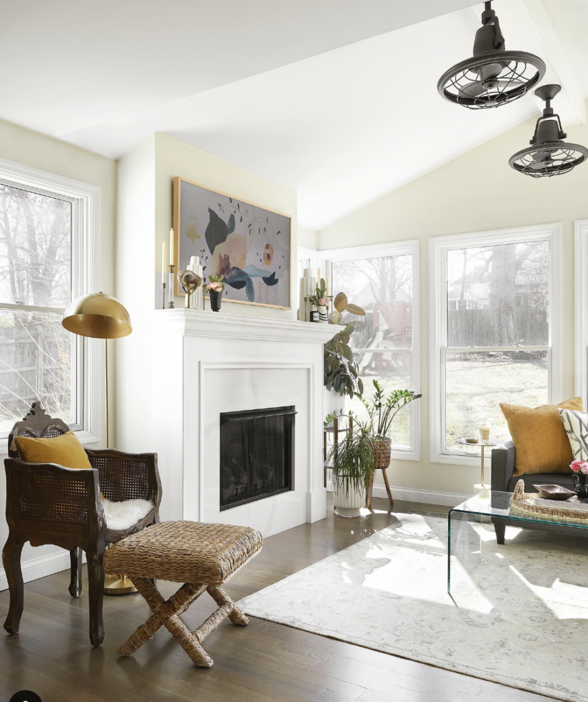 Modern Farmhouse Room and Its Large Window