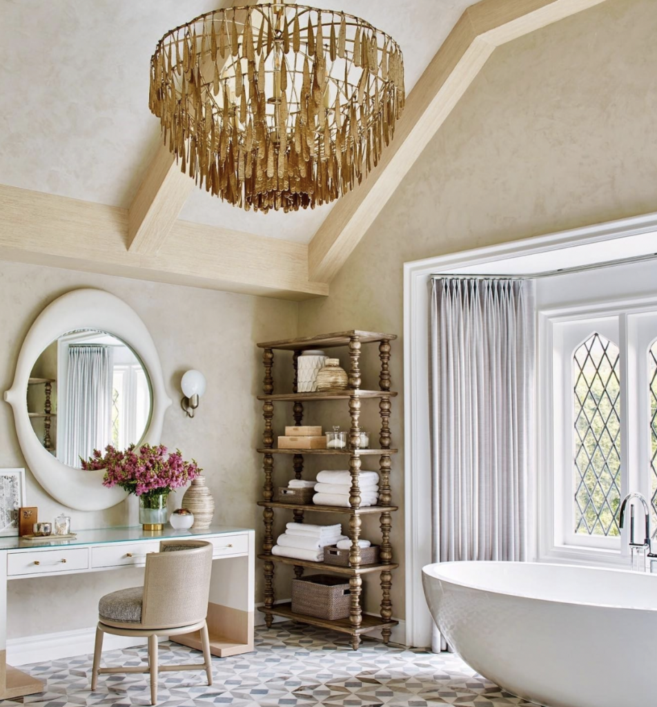 Modern Gold Chandelier