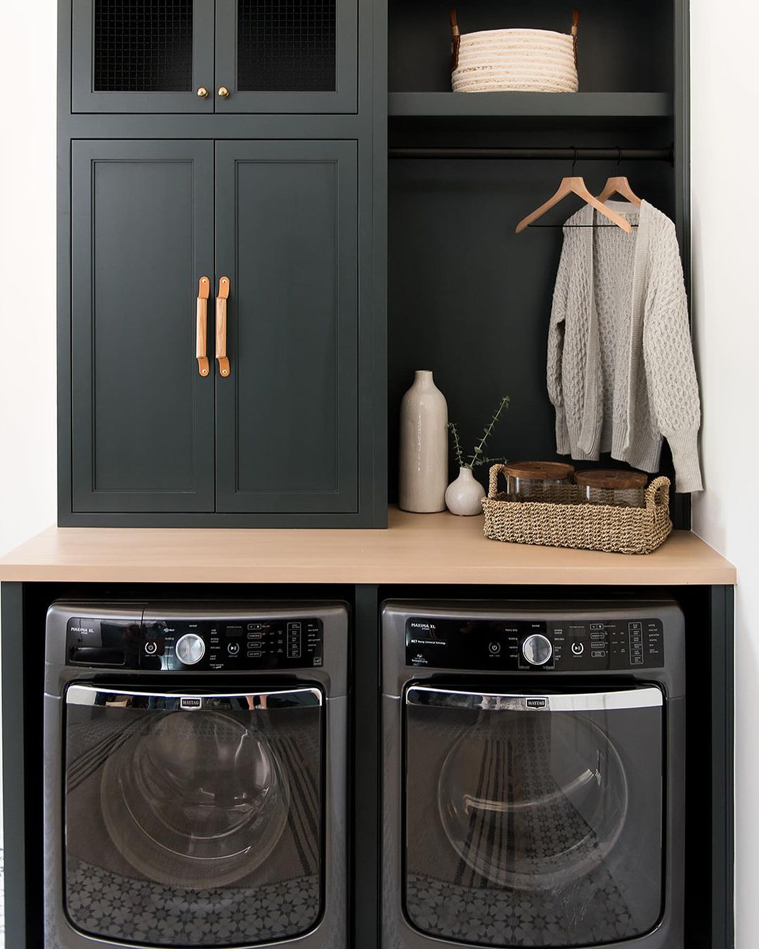Modern Monochrome with Clever Cabinetry