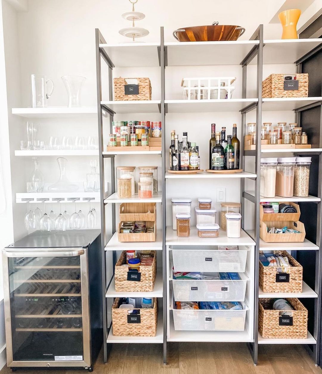 Modern Minimalist Pantry Shelving