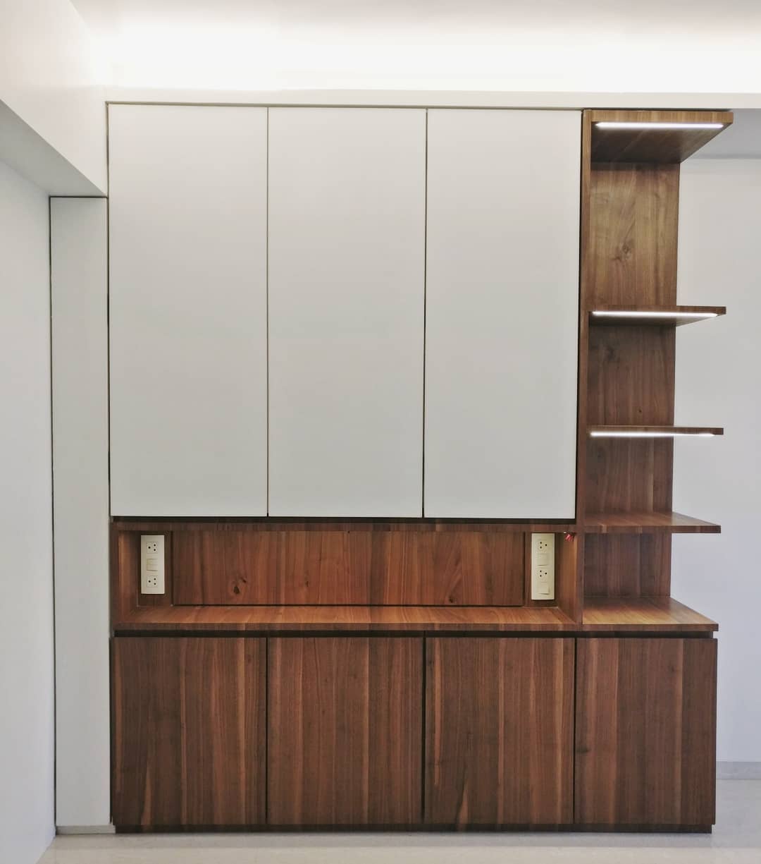 Modern Rustic Built-In Desk