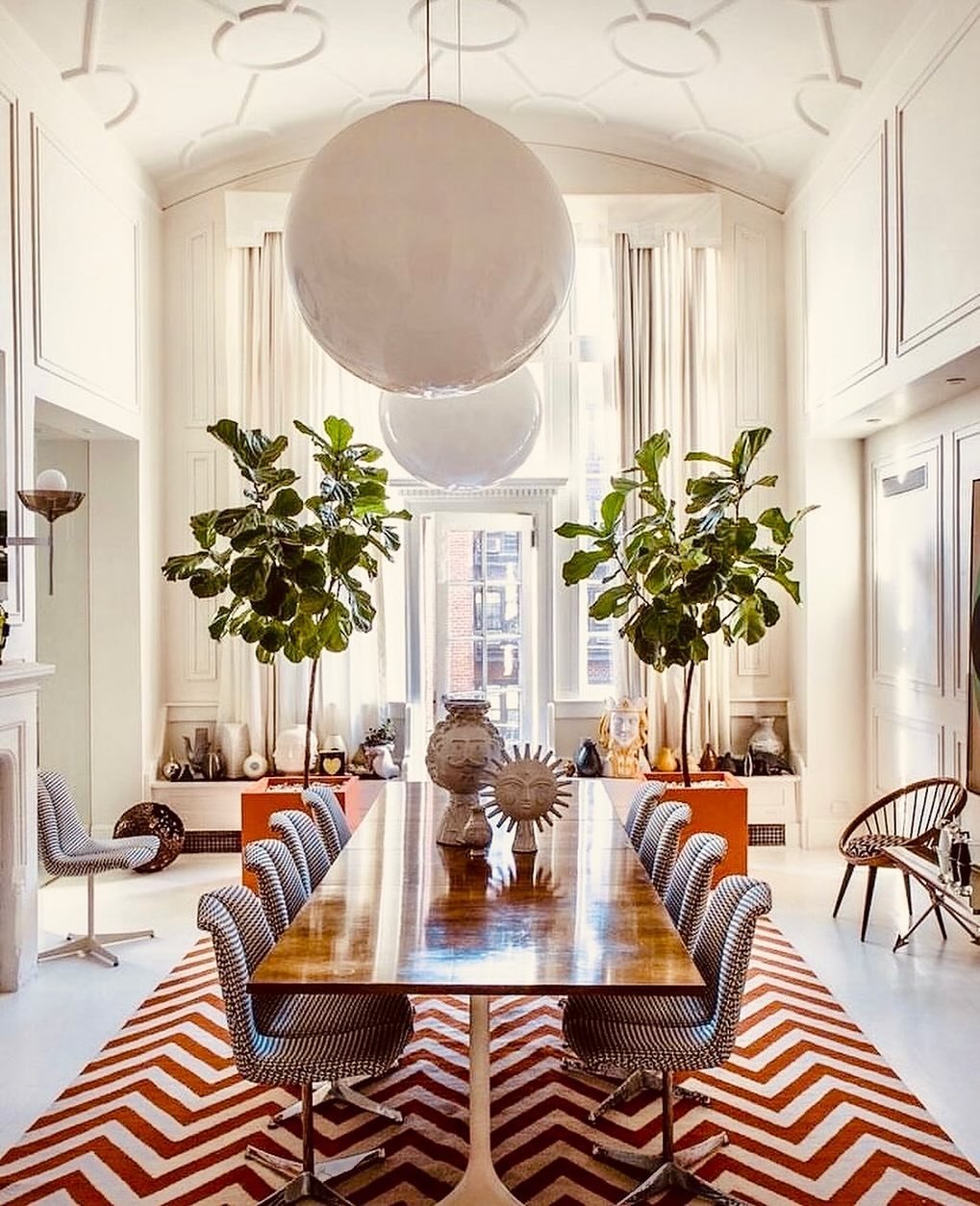 Modern Traditional Dining Space