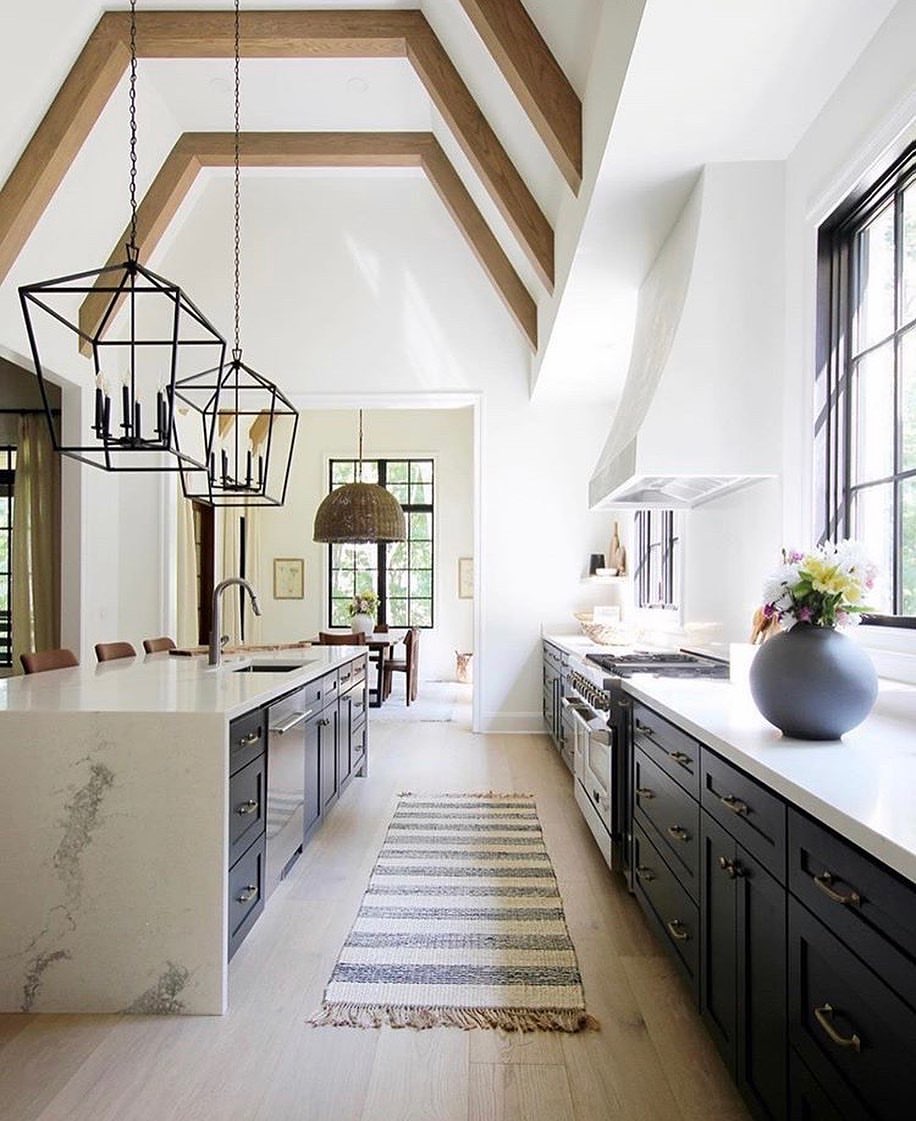 Modern Vaulted Ceiling Symmetry