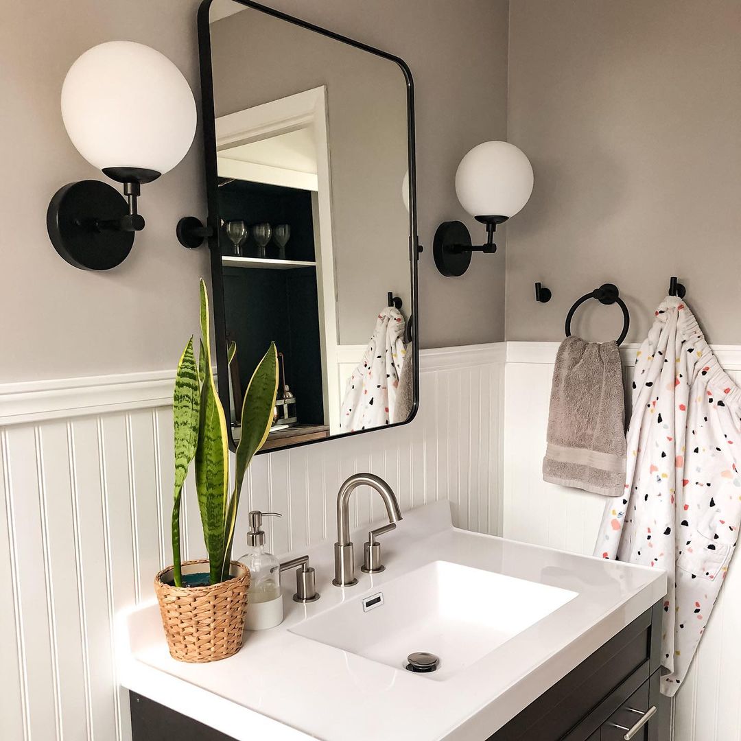 Modest Vanity Beadboard