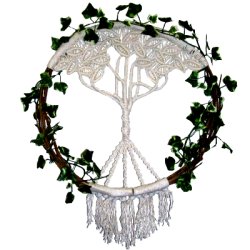 Natural Wreath Macrame Wall Hanging