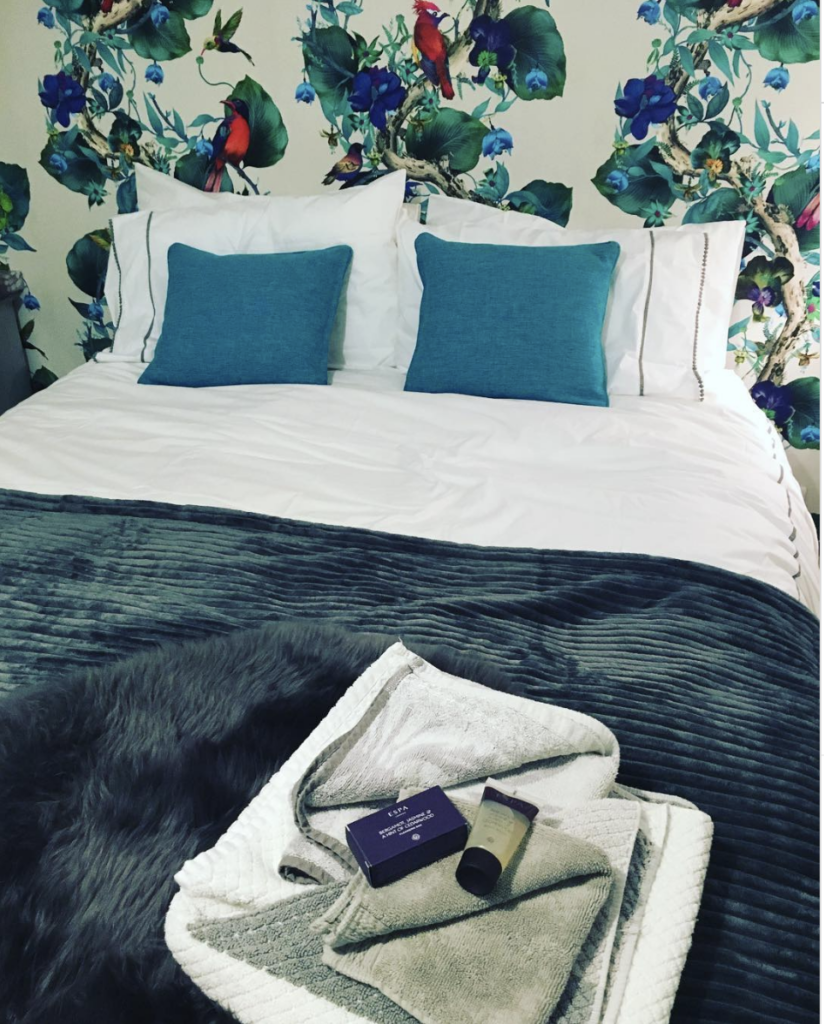 Nature Inspired Mural Bedroom