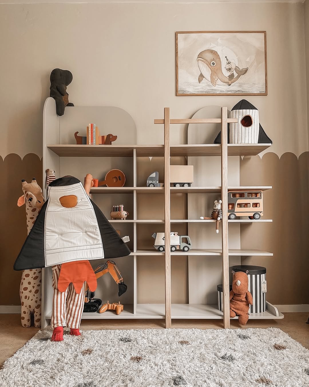 Neutral Playroom With Adventurous Touches