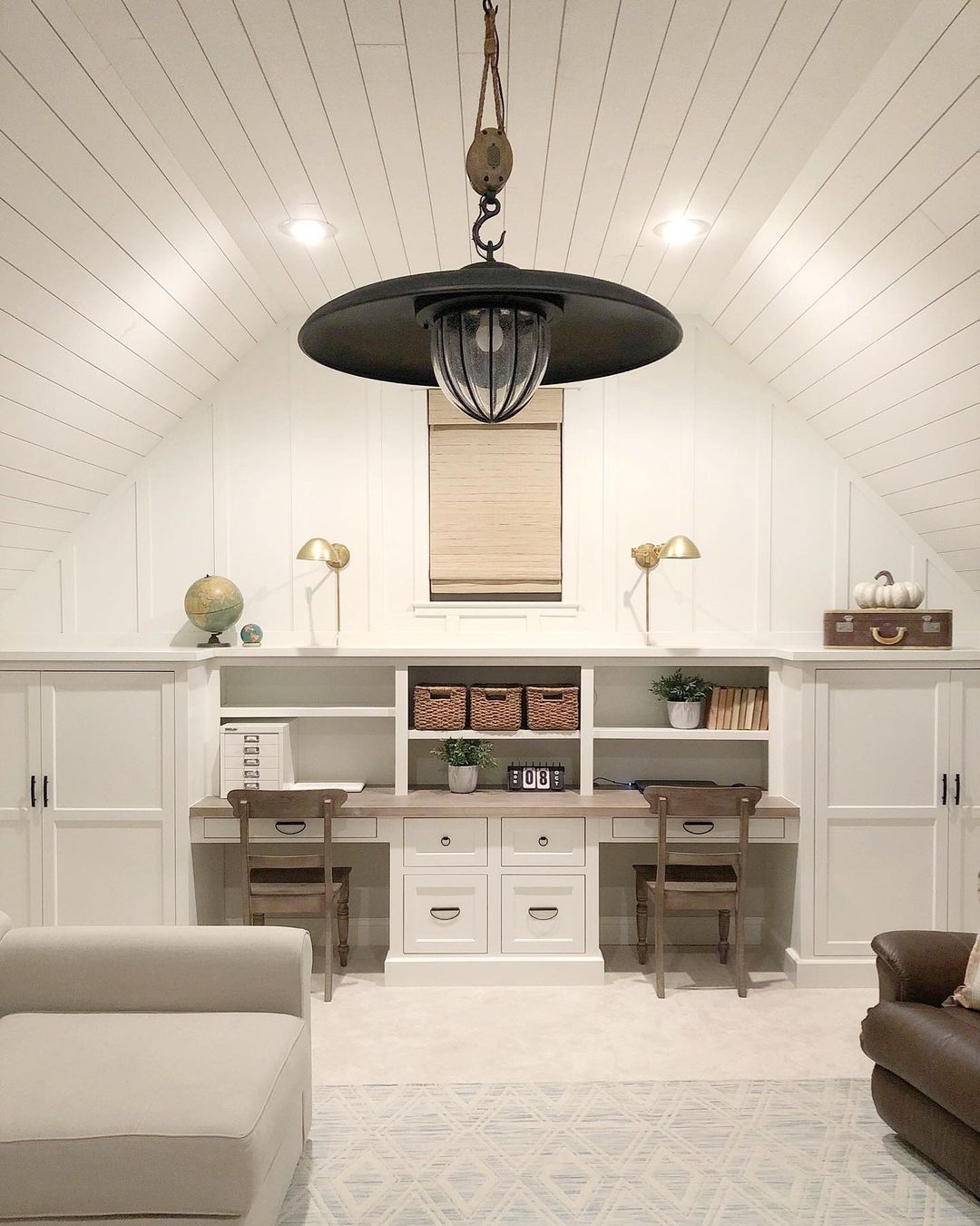 Neutral Attic Desk