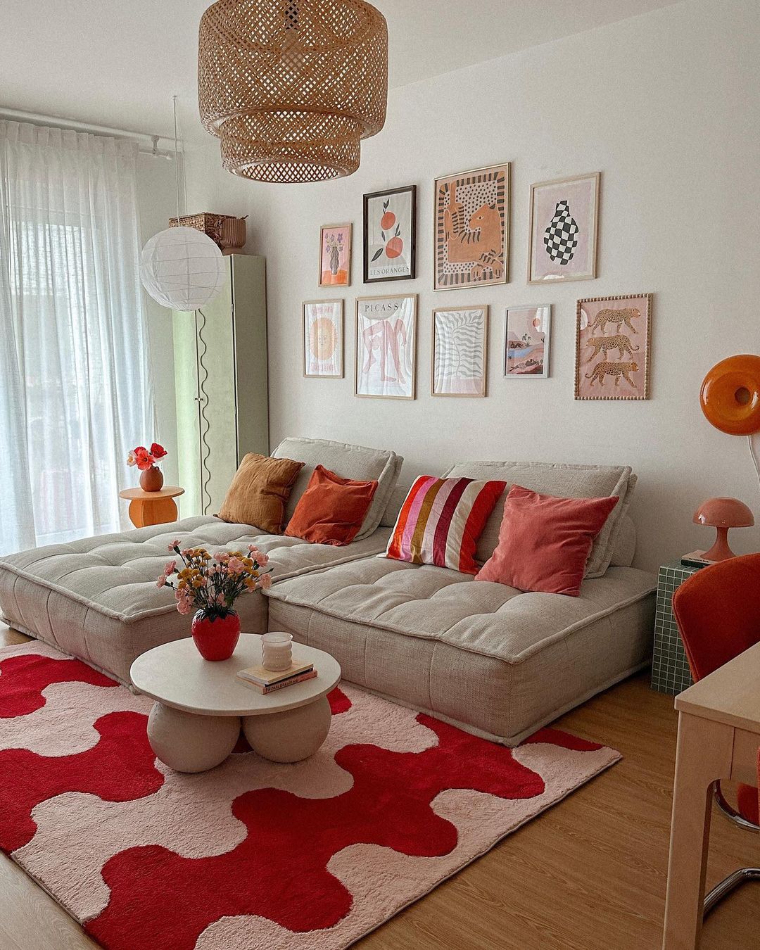 Neutral Calm with Vibrant Energy