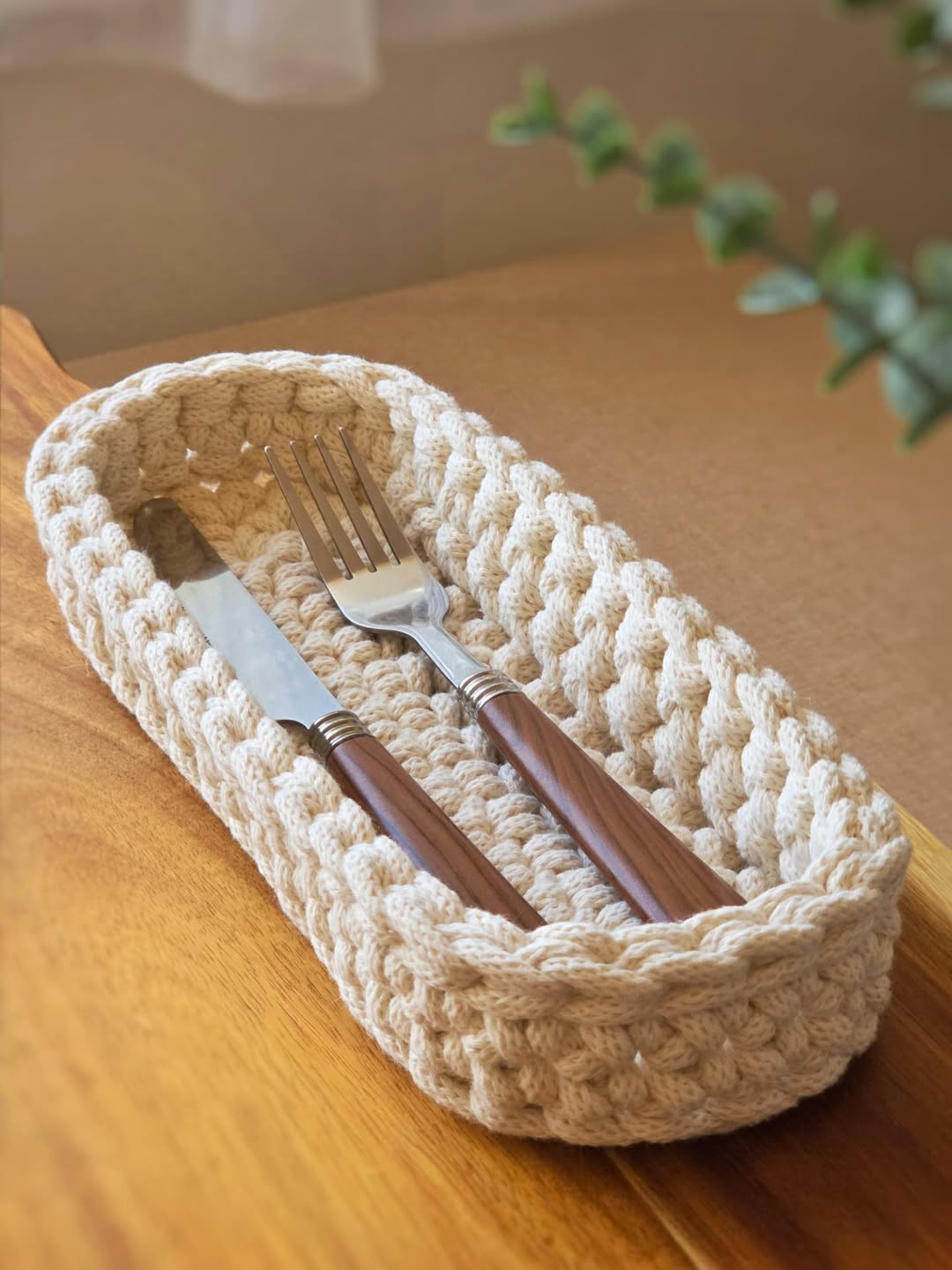 Neutral Catchall Basket
