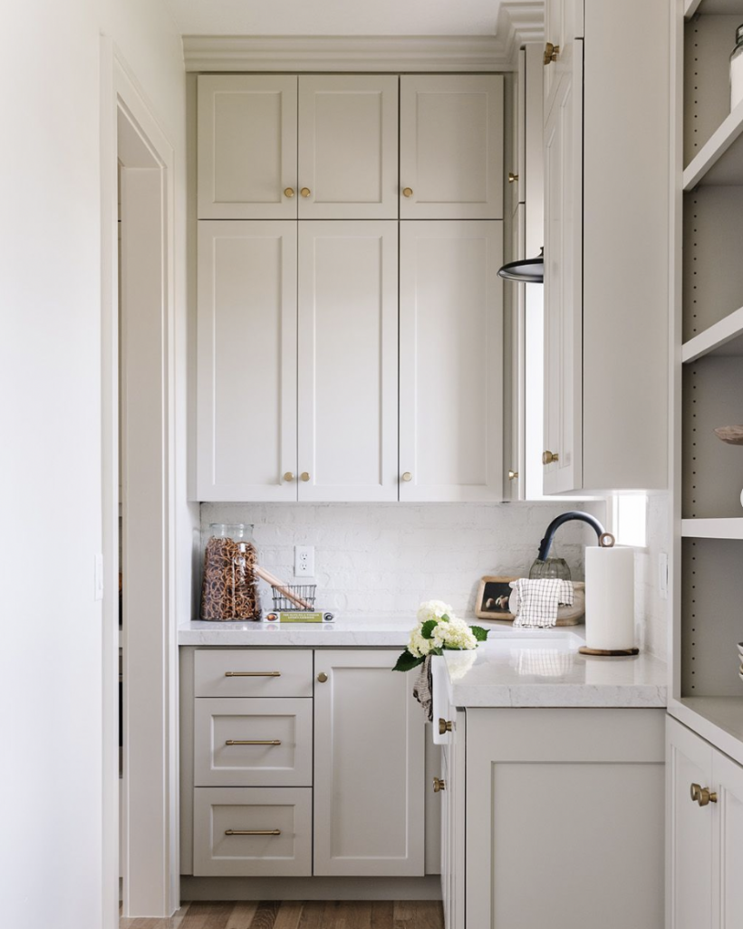 Neutral Pantry Cabinets