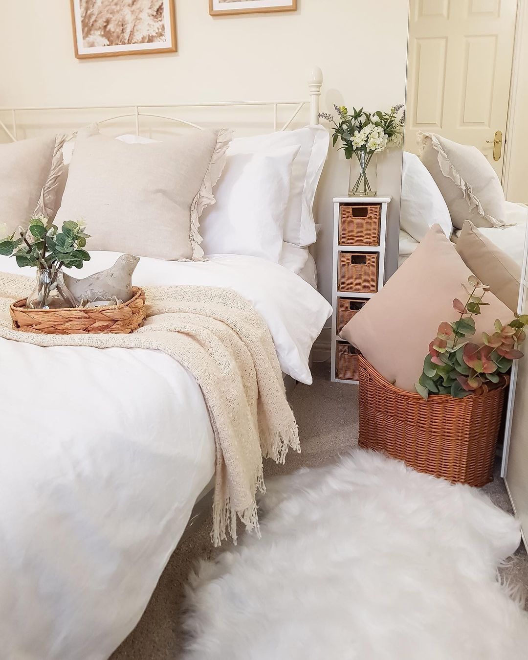 Nostalgic Neutral Bedroom Nook
