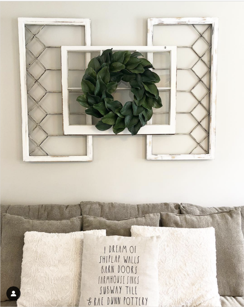 Old Window Frame Wall Art