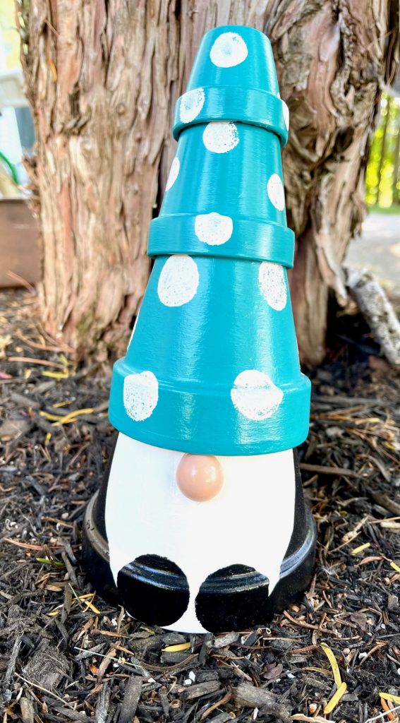 Painted Clay Pot Gnome