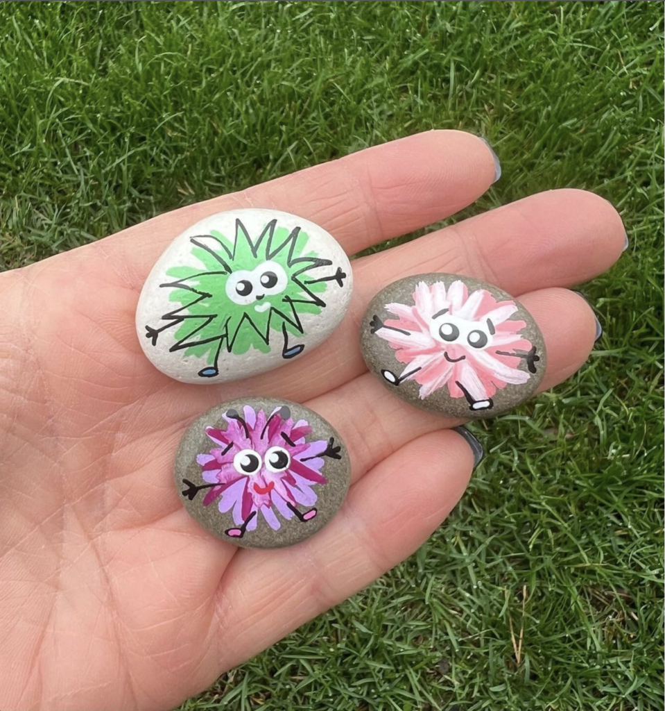 Painted Ideas for Small Rocks