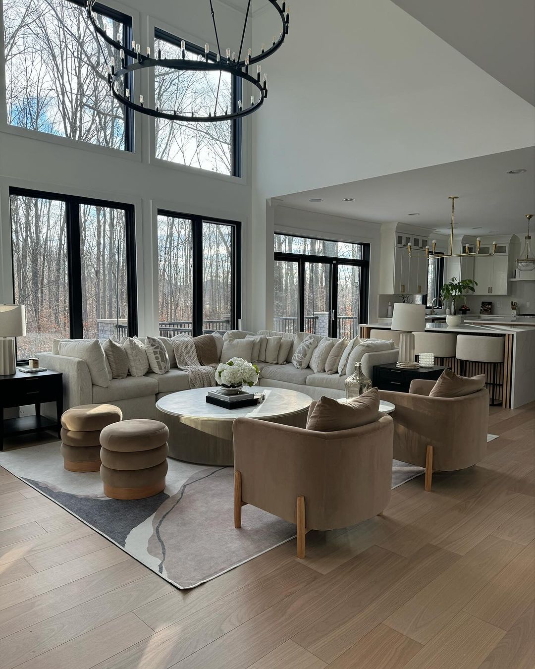 Panoramic View Living Room