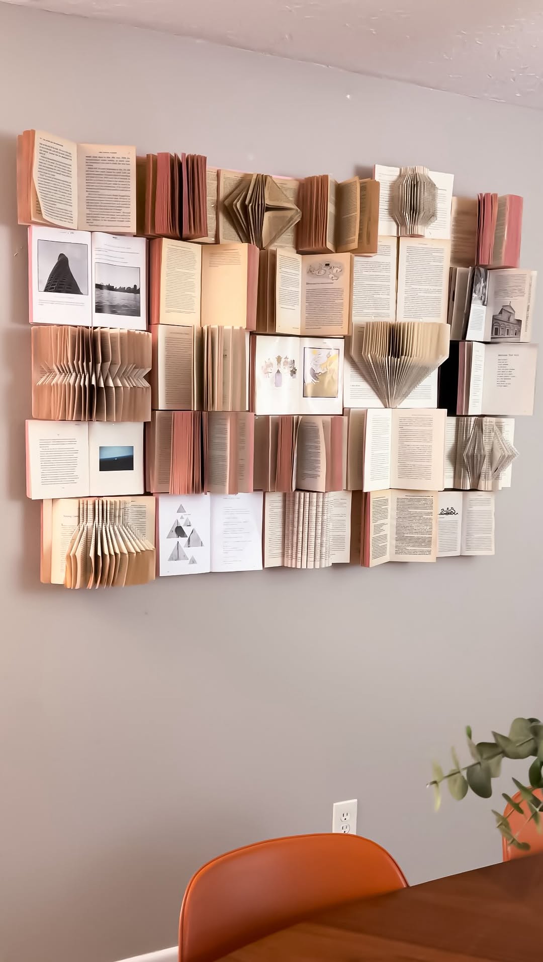 Paperback Sculpture Wall Display