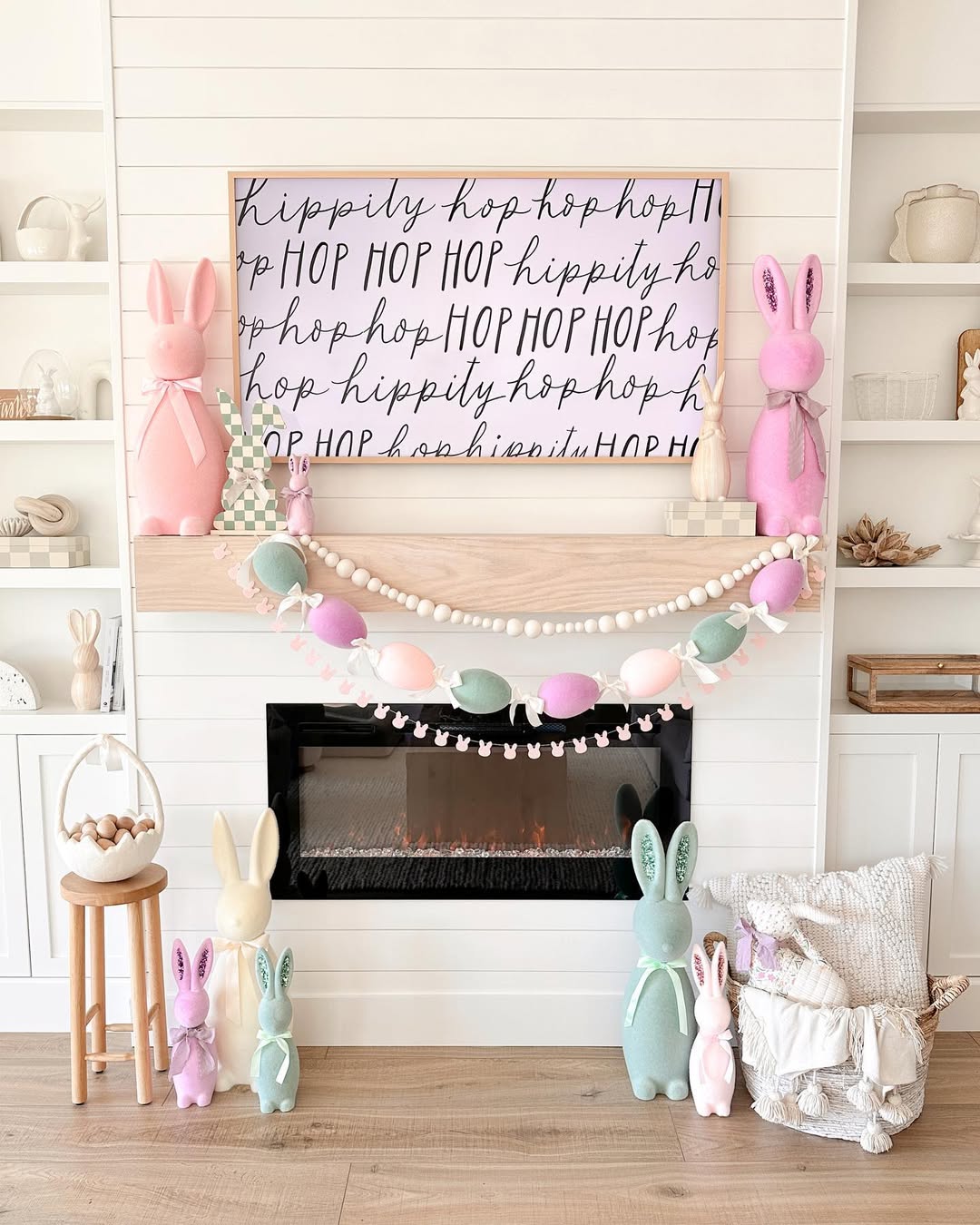 Pastel Bunnies And Whimsical Charm