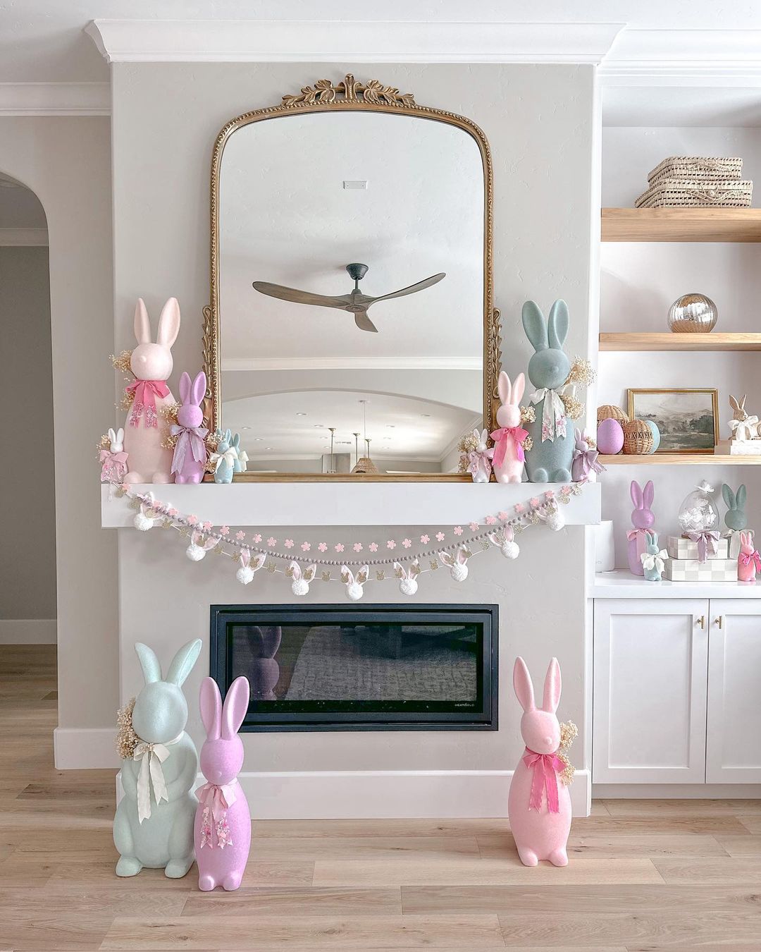 Pastel Nursery Easter Hearth Decor